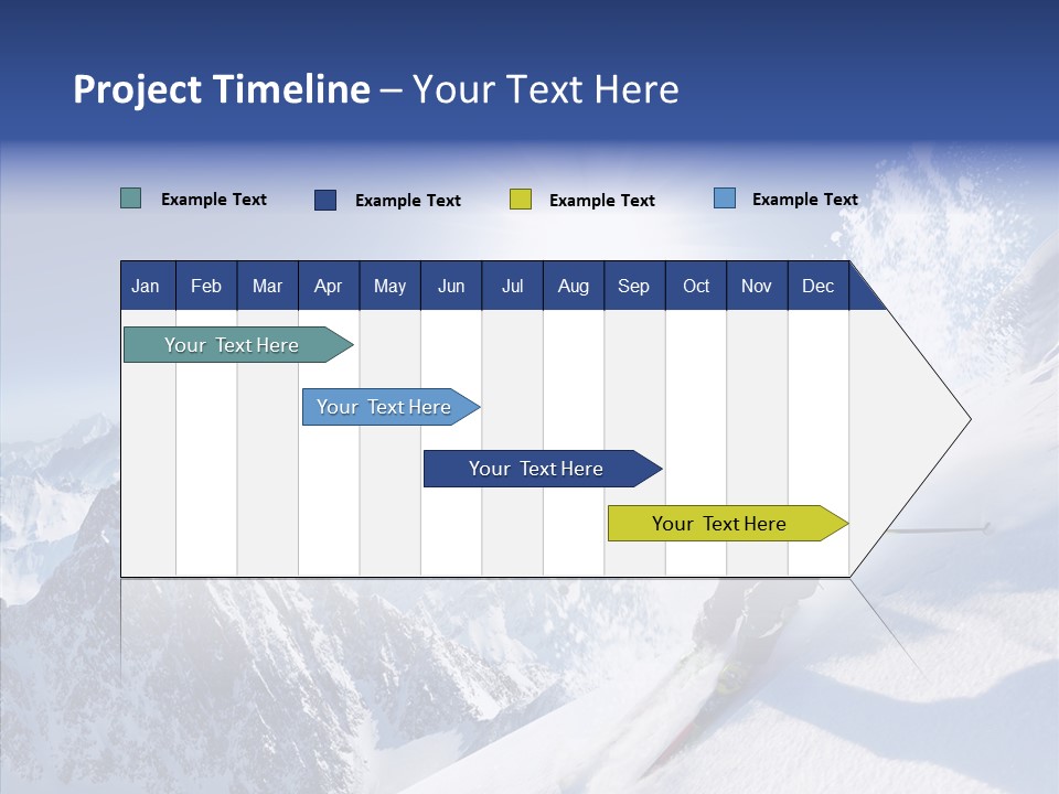 Red Winter Sliding PowerPoint Template