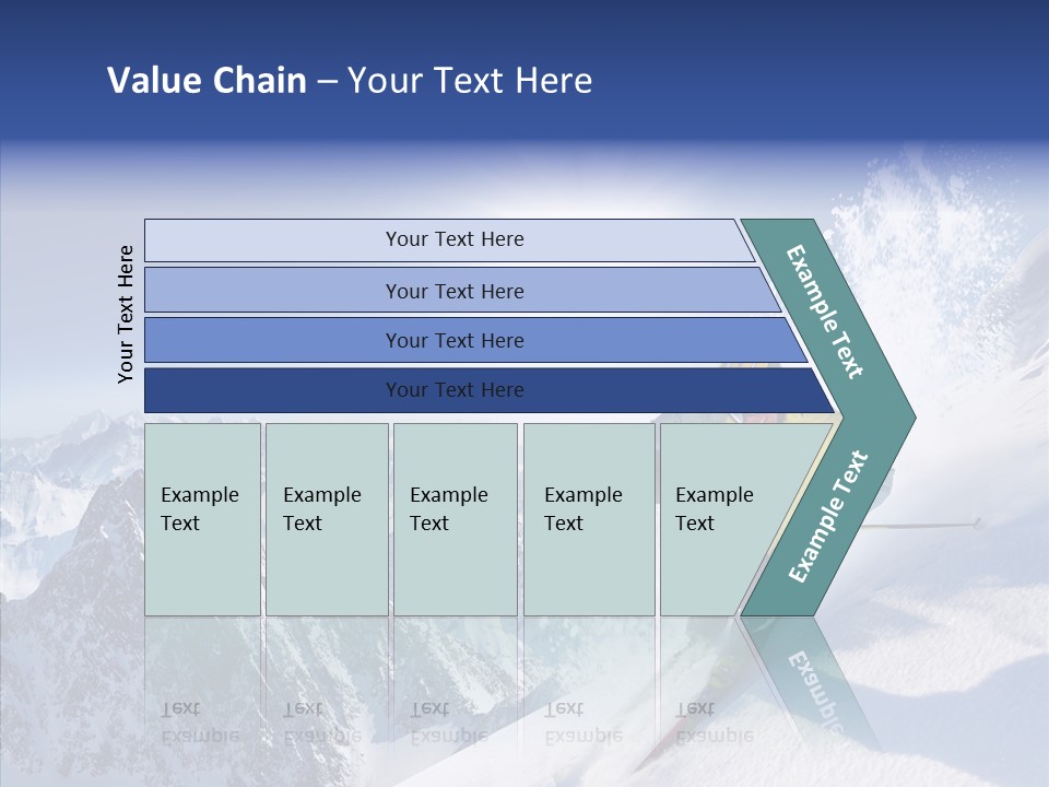 Red Winter Sliding PowerPoint Template