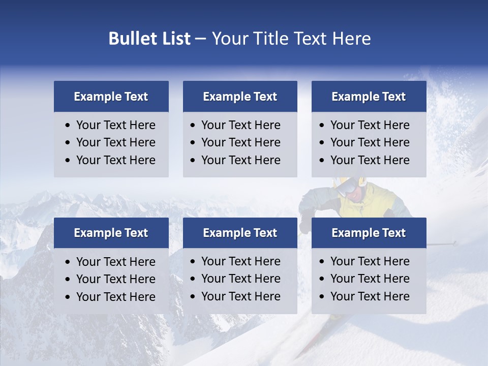 Red Winter Sliding PowerPoint Template