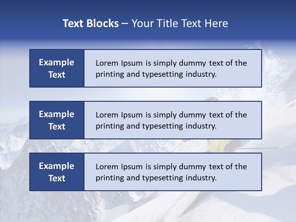 Red Winter Sliding PowerPoint Template