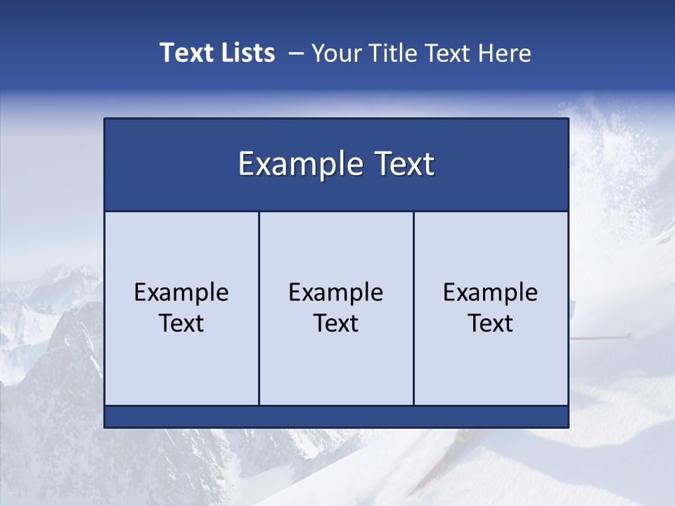 Red Winter Sliding PowerPoint Template