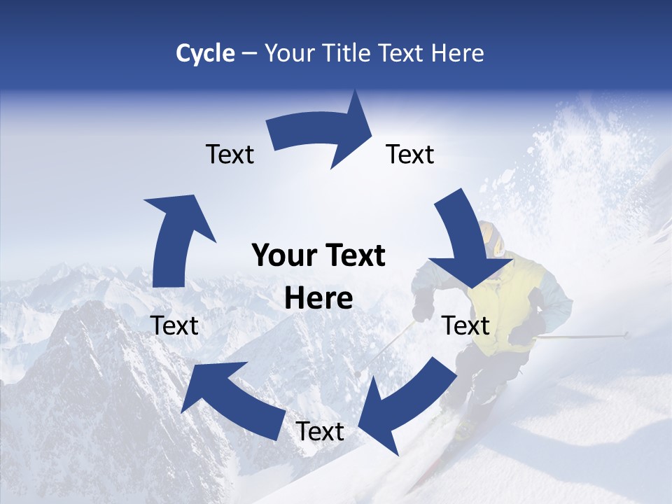 Red Winter Sliding PowerPoint Template