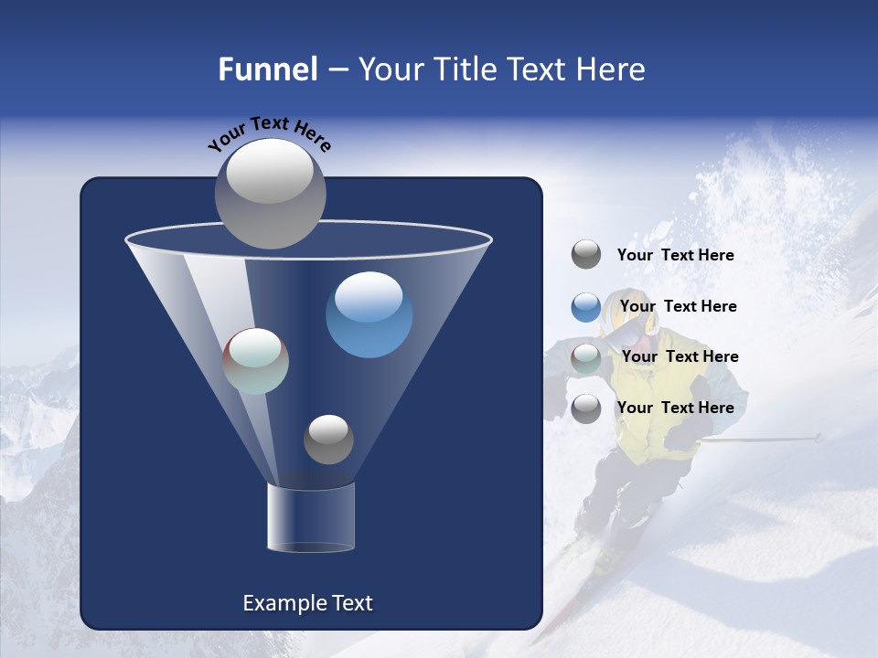 Red Winter Sliding PowerPoint Template