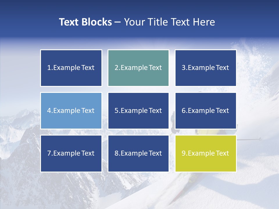 Red Winter Sliding PowerPoint Template