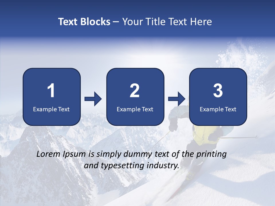Red Winter Sliding PowerPoint Template