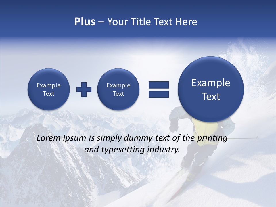 Red Winter Sliding PowerPoint Template