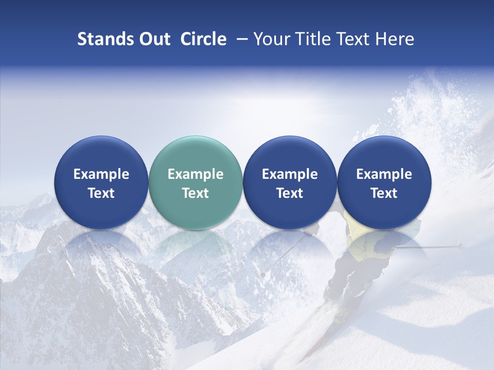 Red Winter Sliding PowerPoint Template