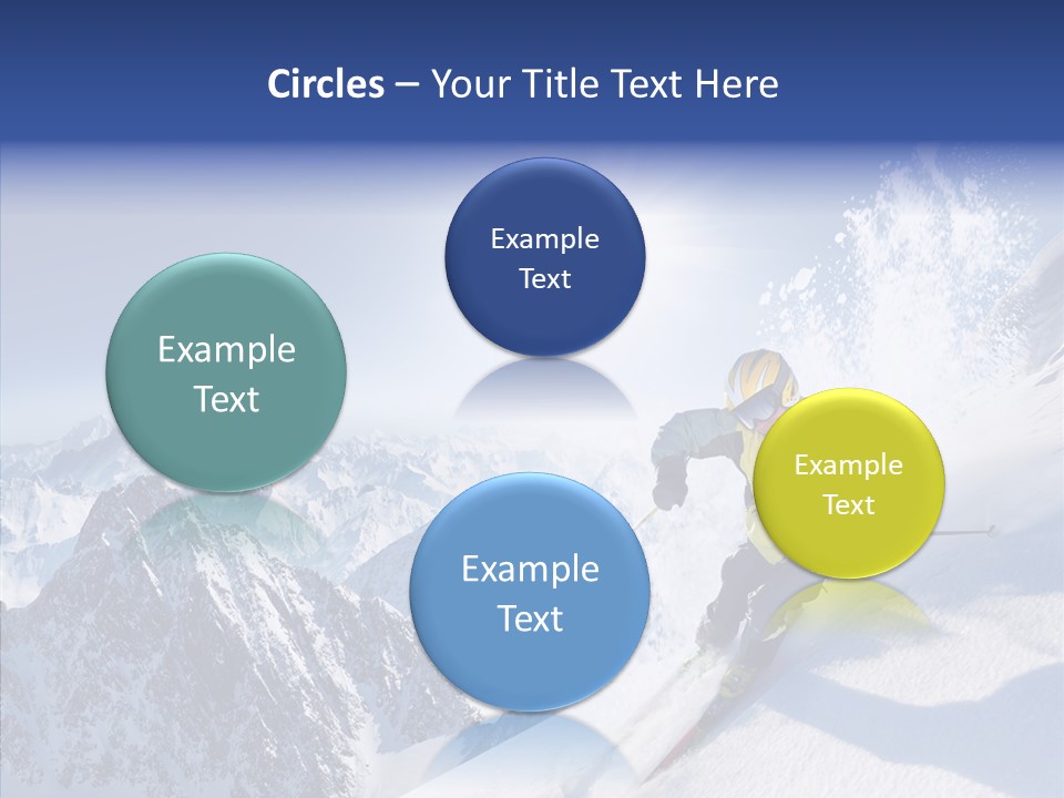 Red Winter Sliding PowerPoint Template