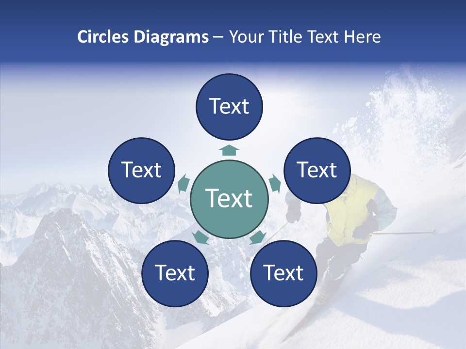 Red Winter Sliding PowerPoint Template