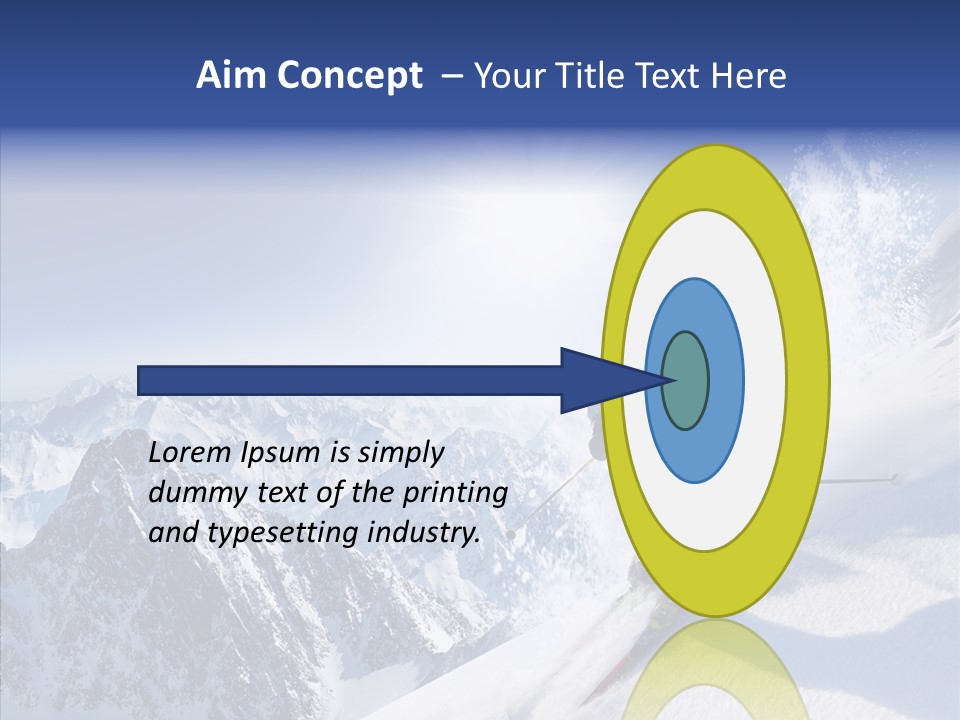 Red Winter Sliding PowerPoint Template