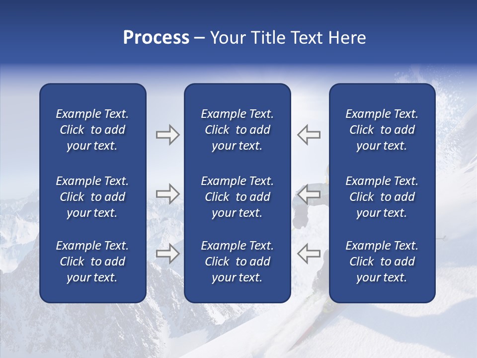 Red Winter Sliding PowerPoint Template