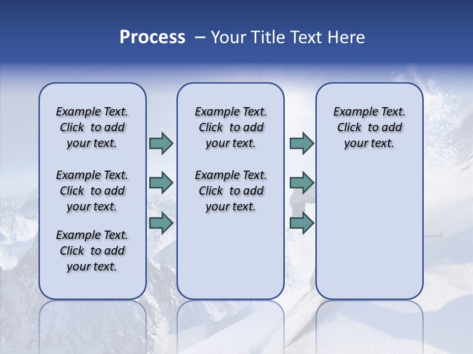 Red Winter Sliding PowerPoint Template