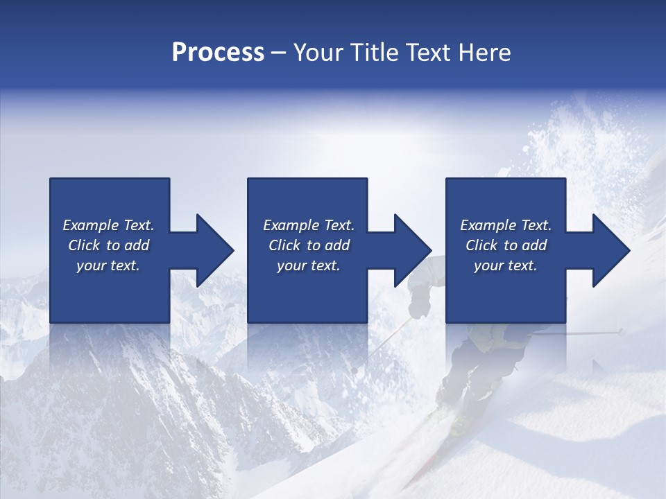 Red Winter Sliding PowerPoint Template