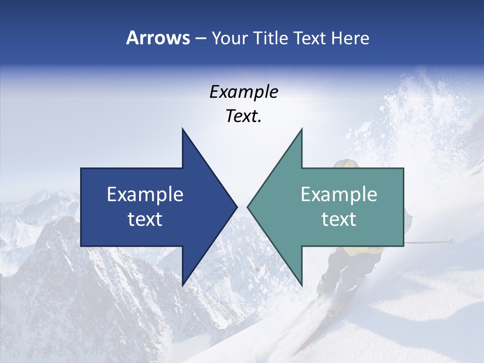 Red Winter Sliding PowerPoint Template