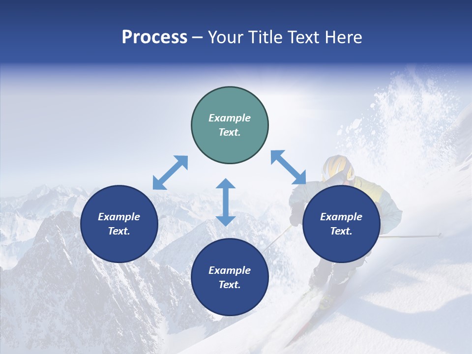 Red Winter Sliding PowerPoint Template