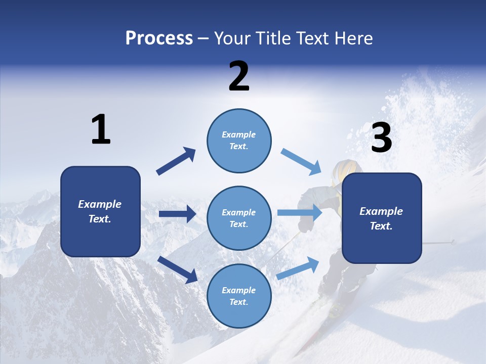 Red Winter Sliding PowerPoint Template