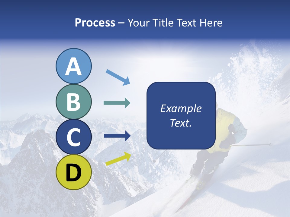 Red Winter Sliding PowerPoint Template