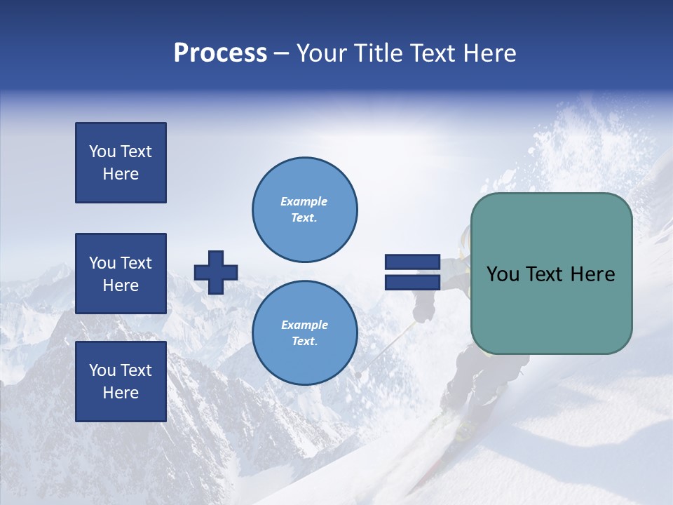 Red Winter Sliding PowerPoint Template
