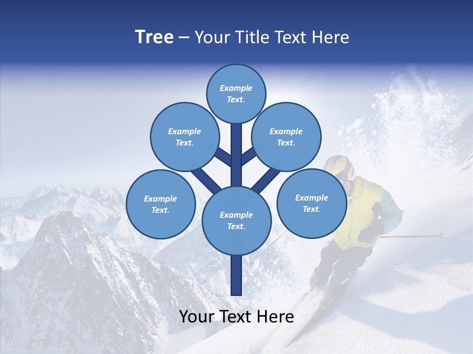 Red Winter Sliding PowerPoint Template