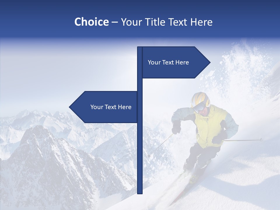 Red Winter Sliding PowerPoint Template