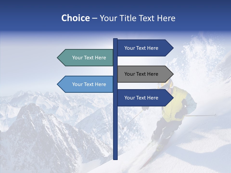 Red Winter Sliding PowerPoint Template