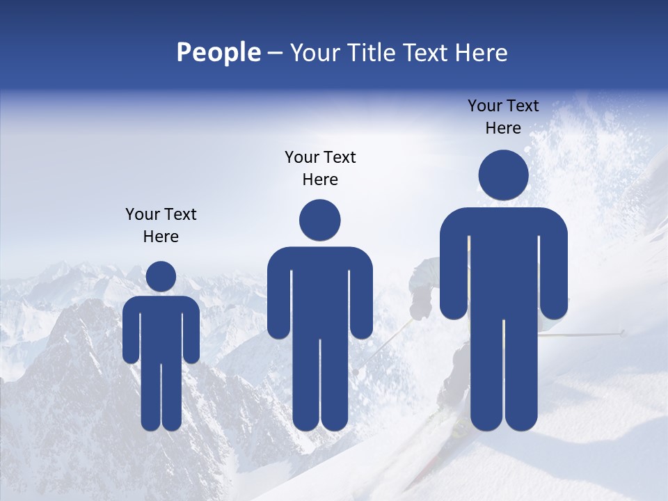 Red Winter Sliding PowerPoint Template