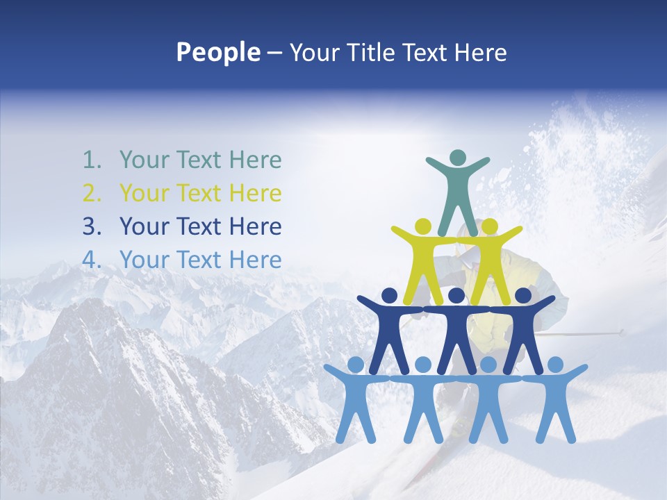 Red Winter Sliding PowerPoint Template