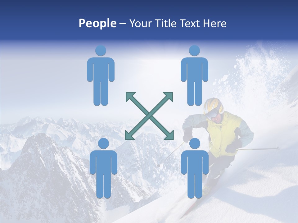 Red Winter Sliding PowerPoint Template