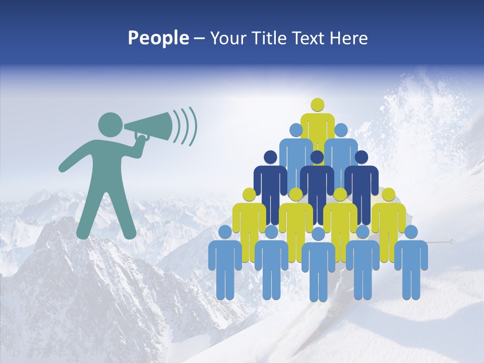 Red Winter Sliding PowerPoint Template