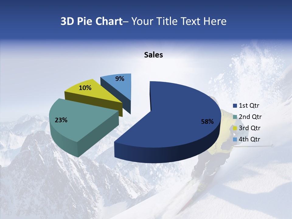 Red Winter Sliding PowerPoint Template