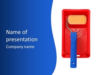 Brush Renovation Accessories PowerPoint Template