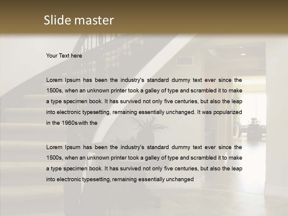 Furniture Modern Real PowerPoint Template