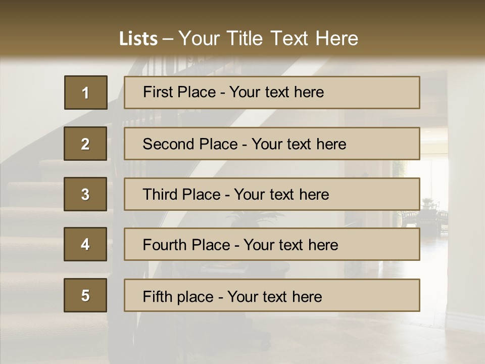 Furniture Modern Real PowerPoint Template