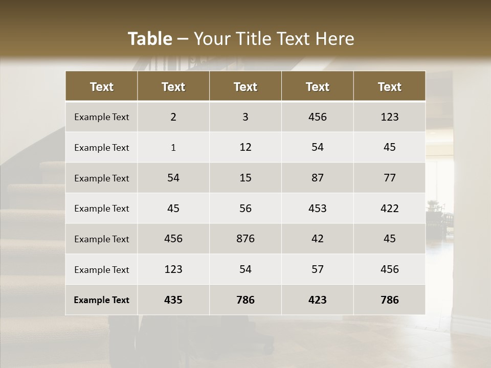Furniture Modern Real PowerPoint Template