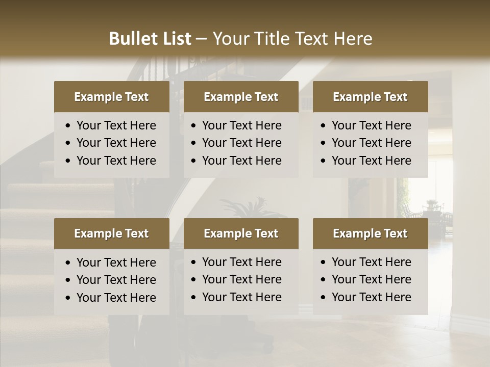 Furniture Modern Real PowerPoint Template