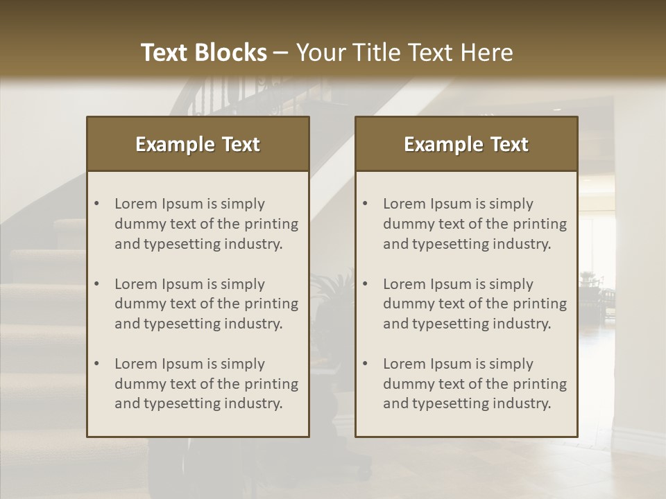 Furniture Modern Real PowerPoint Template