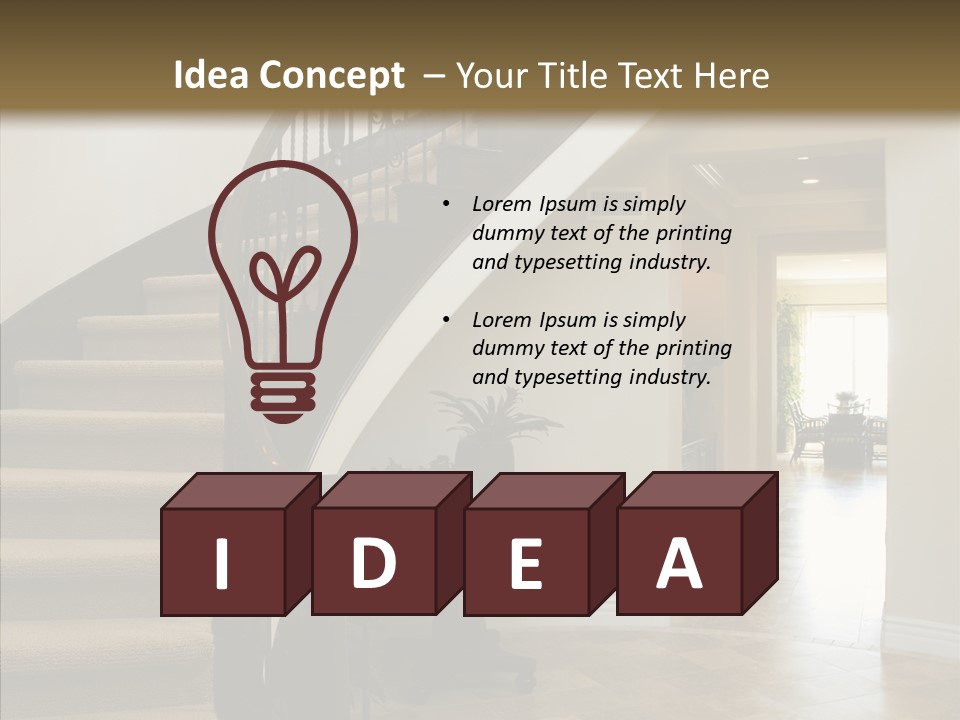 Furniture Modern Real PowerPoint Template