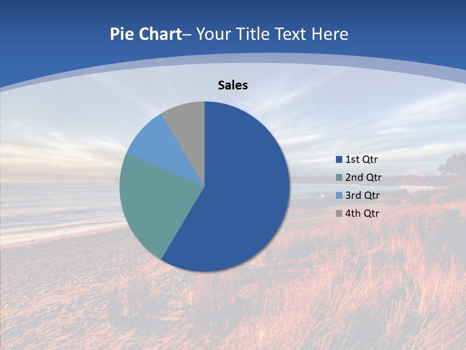 Blue Daylight Cabin PowerPoint Template