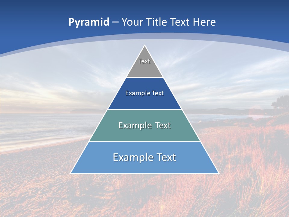Blue Daylight Cabin PowerPoint Template