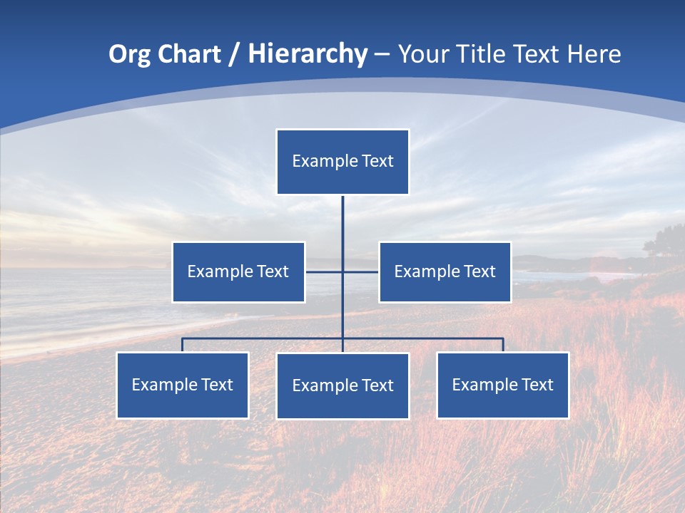 Blue Daylight Cabin PowerPoint Template