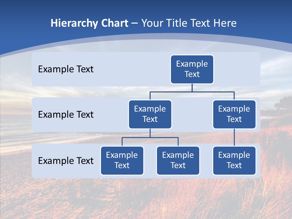 Blue Daylight Cabin PowerPoint Template