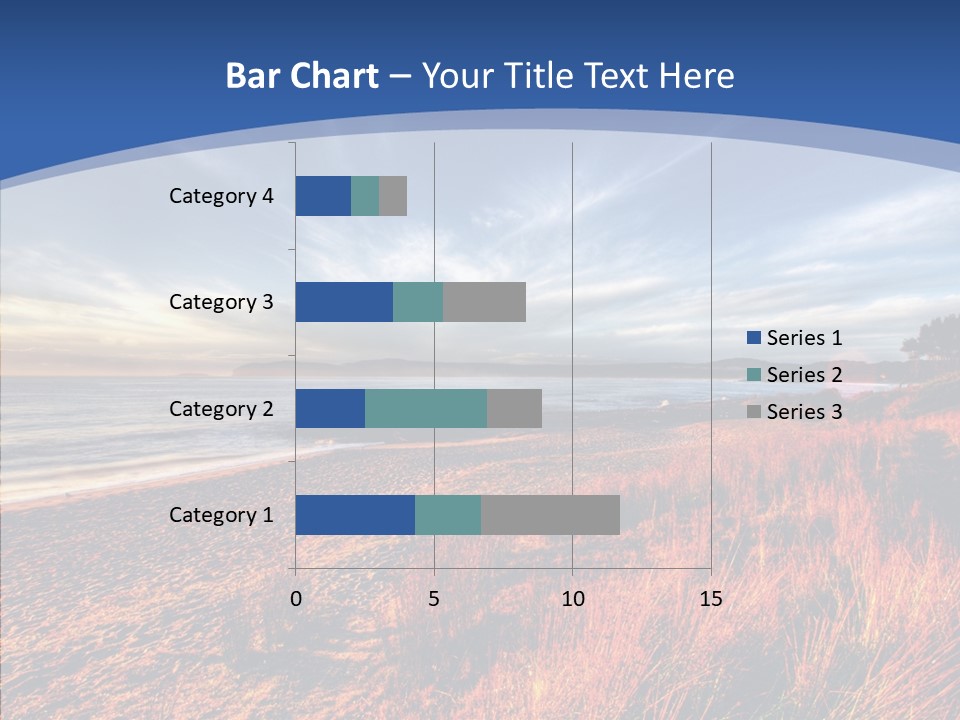 Blue Daylight Cabin PowerPoint Template