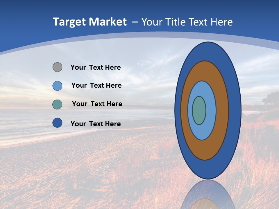 Blue Daylight Cabin PowerPoint Template