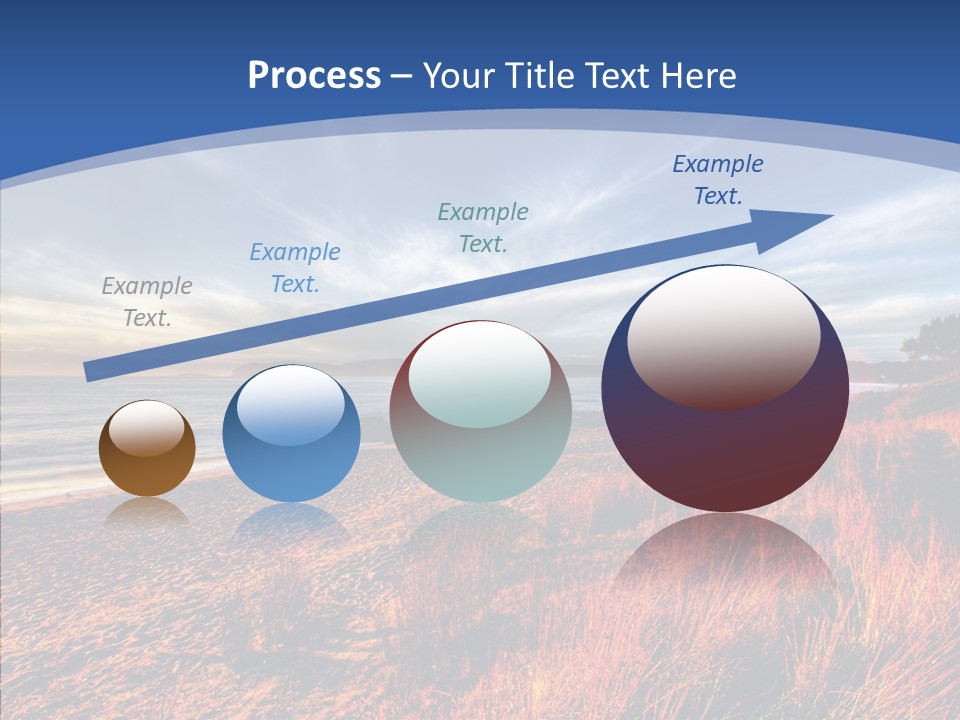 Blue Daylight Cabin PowerPoint Template