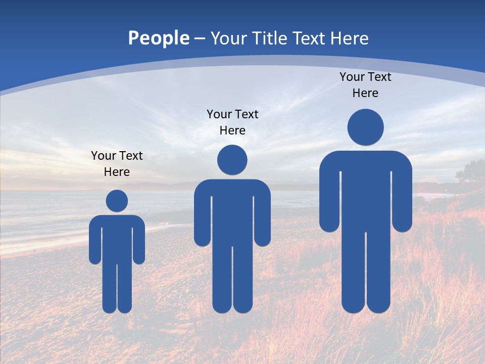 Blue Daylight Cabin PowerPoint Template