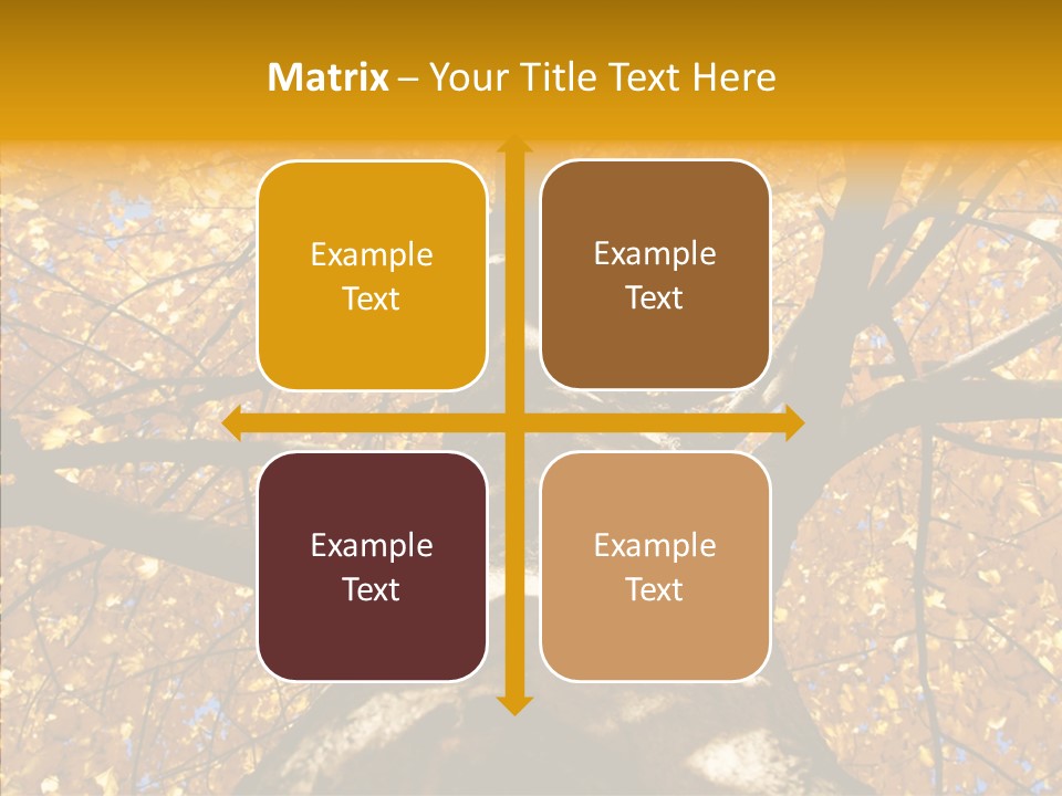 Atlanta Seasonal Maple PowerPoint Template