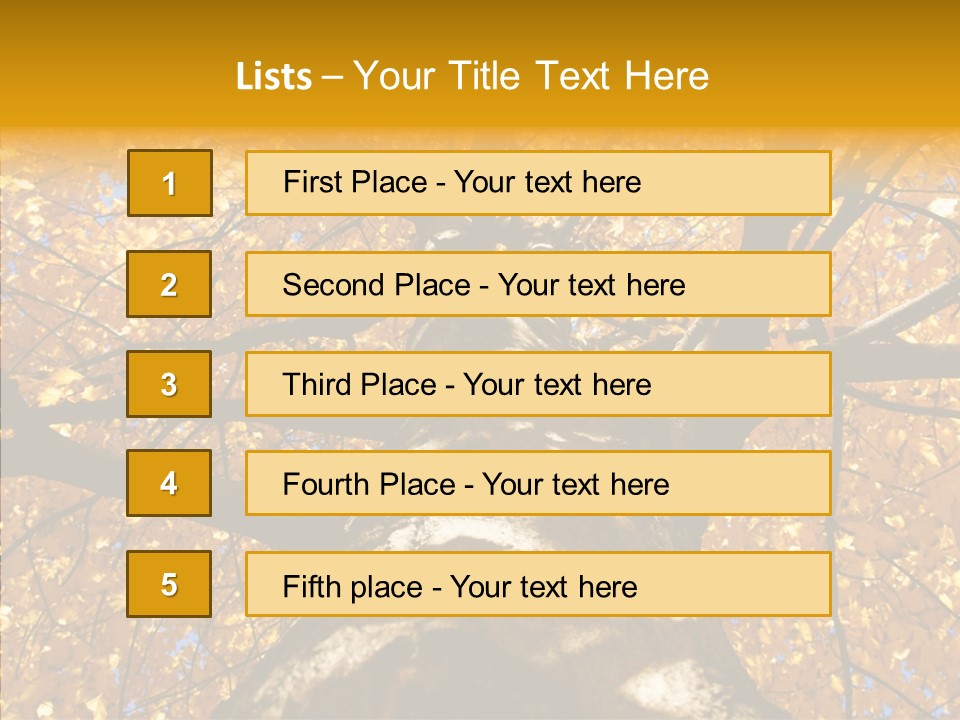 Atlanta Seasonal Maple PowerPoint Template