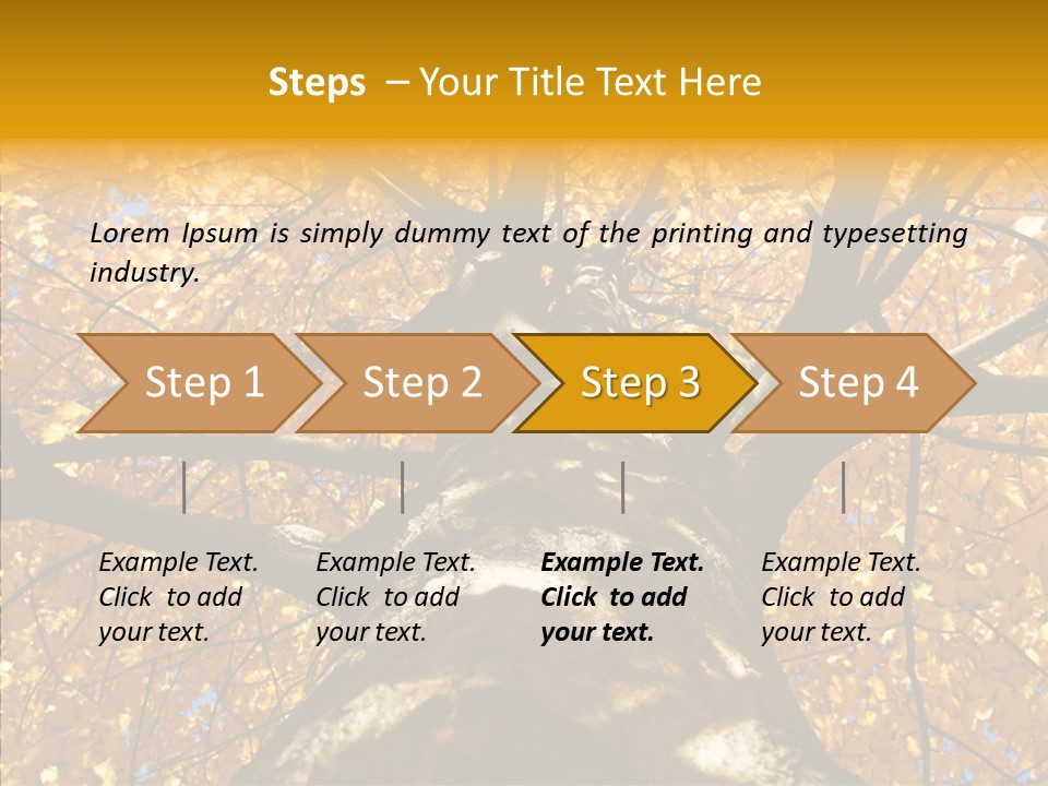 Atlanta Seasonal Maple PowerPoint Template