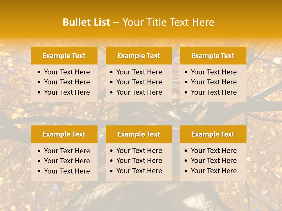 Atlanta Seasonal Maple PowerPoint Template