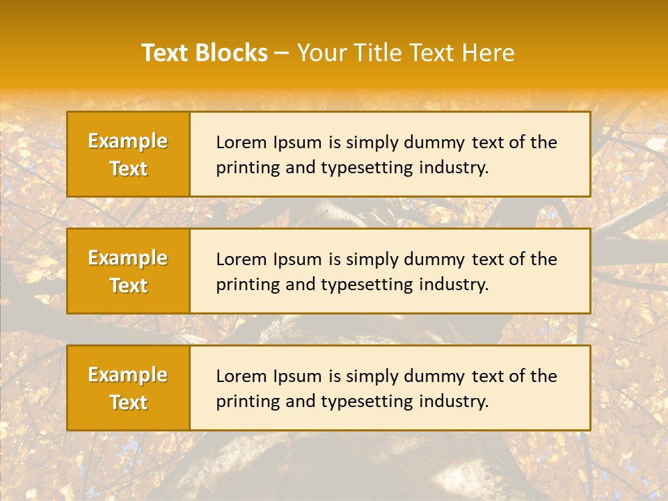 Atlanta Seasonal Maple PowerPoint Template